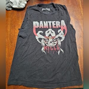 Pantera Graphic Black Sleeveless T-Shirt 1990 Tour